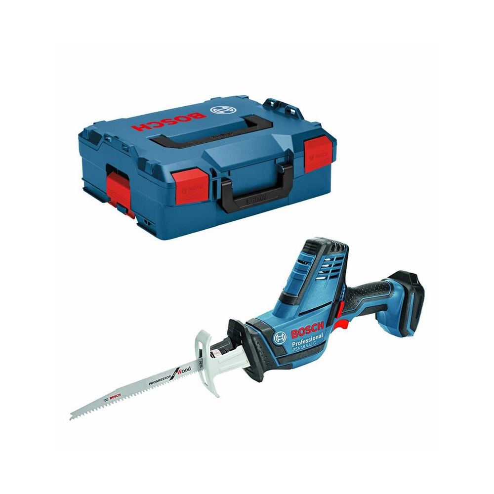 Bosch Gsa 18 V-Licn 18V Professional Compact Reciprocating Saw Body Only In L-Boxx Carry Case