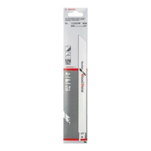 Bosch S1122Hf Sabre Saw Blades 2608656021 5Pce Wood And Metal Cutting