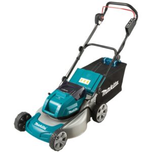 Makita Dlm460Pt4 Twin 18V Lxt Brushless 460Mm Lawn Mower Inc 4X 5.0Ah Batts