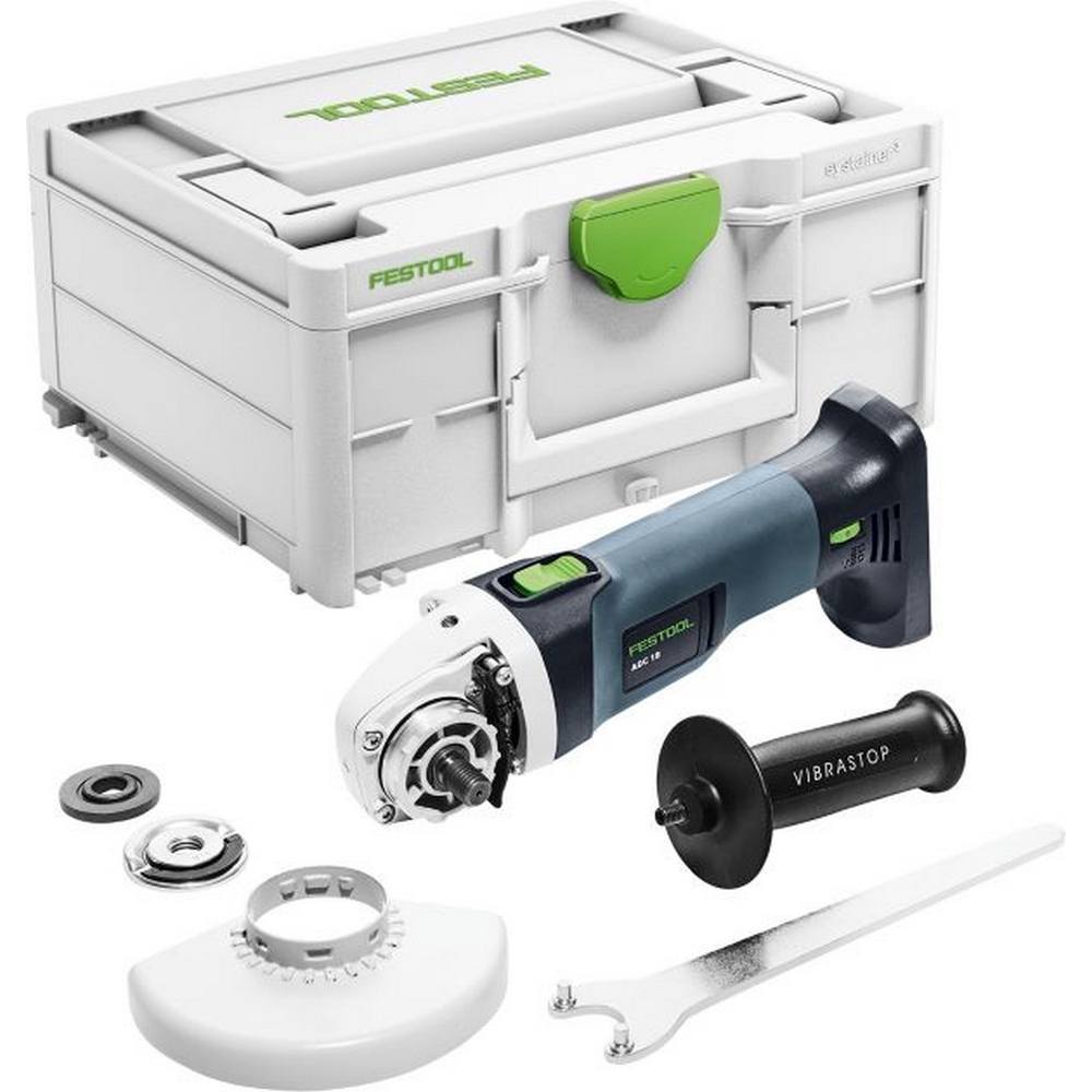 Festool Fl576825 18V Agc 18-125 Eb-Basic Cordless Angle Grinder Bare Unit