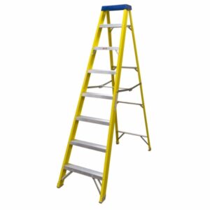 POWER FIBREGLASS 8 STEP LADDER FT-8S