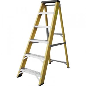 POWER FIBREGLASS 6 STEP LADDER FT-6S