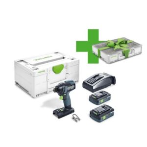 FESTOOL 577432 Cordless impact driver TID 18 HPC 4,0 I-Plus Organizer Edition GB