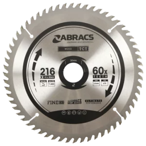 ABRACS TCT21660 BLADE216mm x 30mm x 60T -Wood
