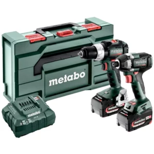 METABO COMBO SET 2.8.8 18V 2X5.2AH SB18LTBL COMBI DRILL SSD18LT200BL IMPACT DRIVER TWIN KIT