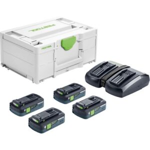FESTOOL FL577105 Energy set SYS 18V 4x4,0/TCL 6 DUO GB