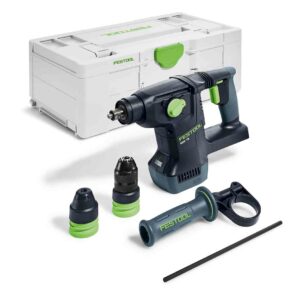 FESTOOL FL577447 Cordless SDS+ Rotary Hammer Drill KHC 18 EB-Basic, BODY ONLY