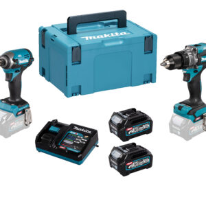MAKITA DK0176G205 40V MAX XGT Combo Kit Combi Drill + Impact Driver, 2 X 2.5AH