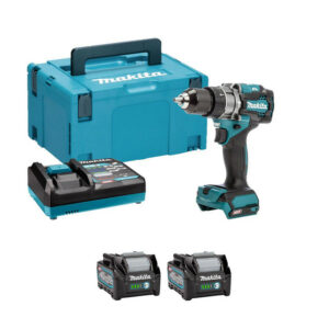MAKITA HP001GD201 40V MAX XGT COMBI DRILL 140NM WITH 2X 2.5AH