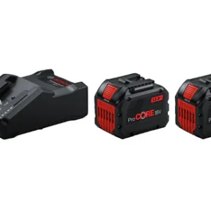 BOSCH 1600A02T5X, BATTERY STARTER PACK, 2 X 12AH PROCORE AND CHARGER GAL 18V-160