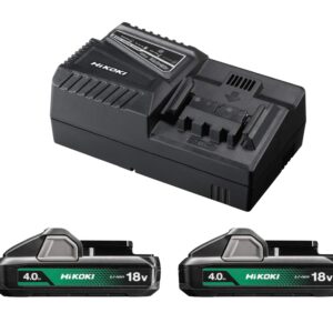 HIKOKI 18VOLT STARTER PACK 2 X BSL1840M & UC18FYSL CHARGER