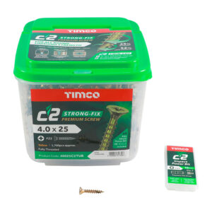 Timco C2 Multi-Purpose Advanced Screws-4 X 25 1700 Units/ Tub