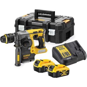 DEWALT DCH273P2 18V XR B/LESS SDS+ HAMMER DRILL, 2 X 5AH