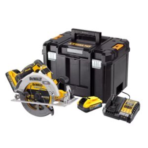DEWALT DCS573H2T, 18V XR B/less 190mm Circ Saw with FlexVolt Advantage (2x5Ah Powerstack)