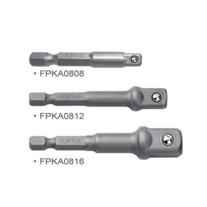 TOPTUL QGAAR0301, POWER EXTENSION SET 3PC, ,1/4",3/8", 1/2"