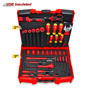 TOPTUL QGCZ042A VDE Insulated Mechanical Tool Set 42 Pcs