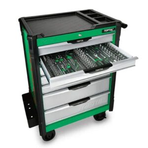 TOPTUL QGE21322, 213Pc W/7-Drawer Mechanics Tool Trolley