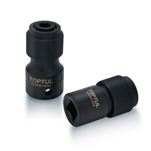 TOPTUL QKADD1608,  Quick Change Impact Adapter 1/2" Dr TO 1/4" HEX