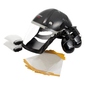 TREND AIR/PRO/D6, Airshield Pro bundle Deal,  includes extra filters and ear defenders and 10pk visor protectors