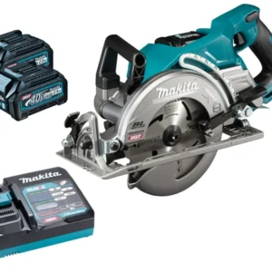 MAKITA RS001GD203 40V MAX XGT REAR HANDLE CIRCULAR SAW 185MM, 2X2.5AH