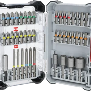 Bosch 2607017733 44+1PC EXTRAHARD SET WITH HANDLE W/ DISP