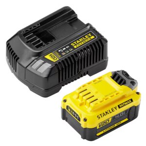 STANLEY FATMAX, SFMCB14M1-GB, V20 STARTER KIT 1X4AH AND CHARGER