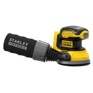 STANLEY FATMAX,  SFMCW220B-XJ, V20 ROUND ORBIT SANDER 125MM BODY ONLY