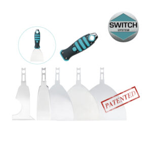 BIHUI, BHPTKSK6, 6 PIECE Switchable Putty Scraper Kit
