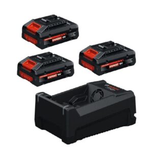 BOSCH, 0615V0005Y, BOSCH EXPERT 18V Starter Set (3x EXBA18V-40 18V 4.0Ah & GAL 12V/18V-80 Charger)