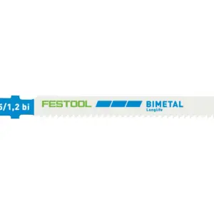 Festool Jigsaw blade METAL STEEL/STAINLESS STEEL HS 75/1,2 BI/5