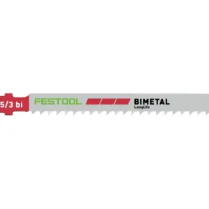 Festool Jigsaw blade PLASTICS SOLID MATERIAL HS 75/3 BI/5