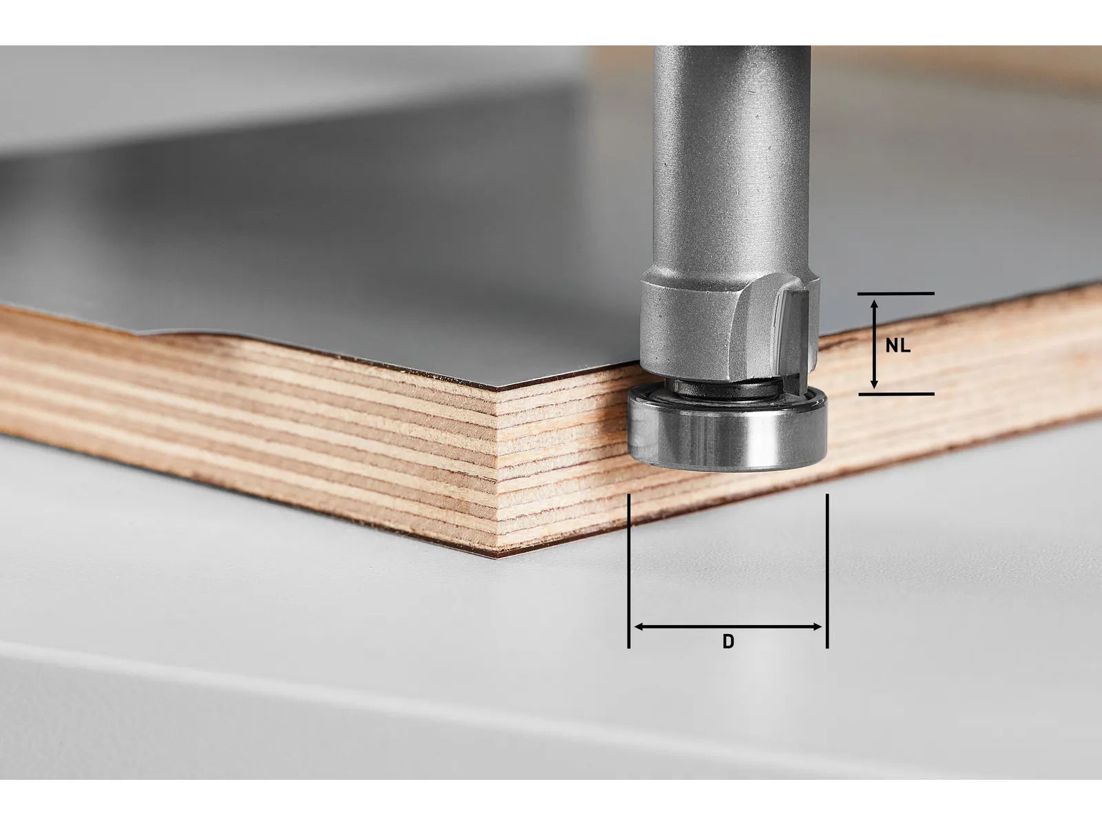 Festool Edge trimming cutter HW/KLS D22/8-OFK