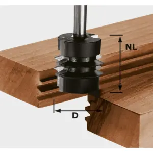 Festool Tongue and groove cutter HW S8 D34/NL32