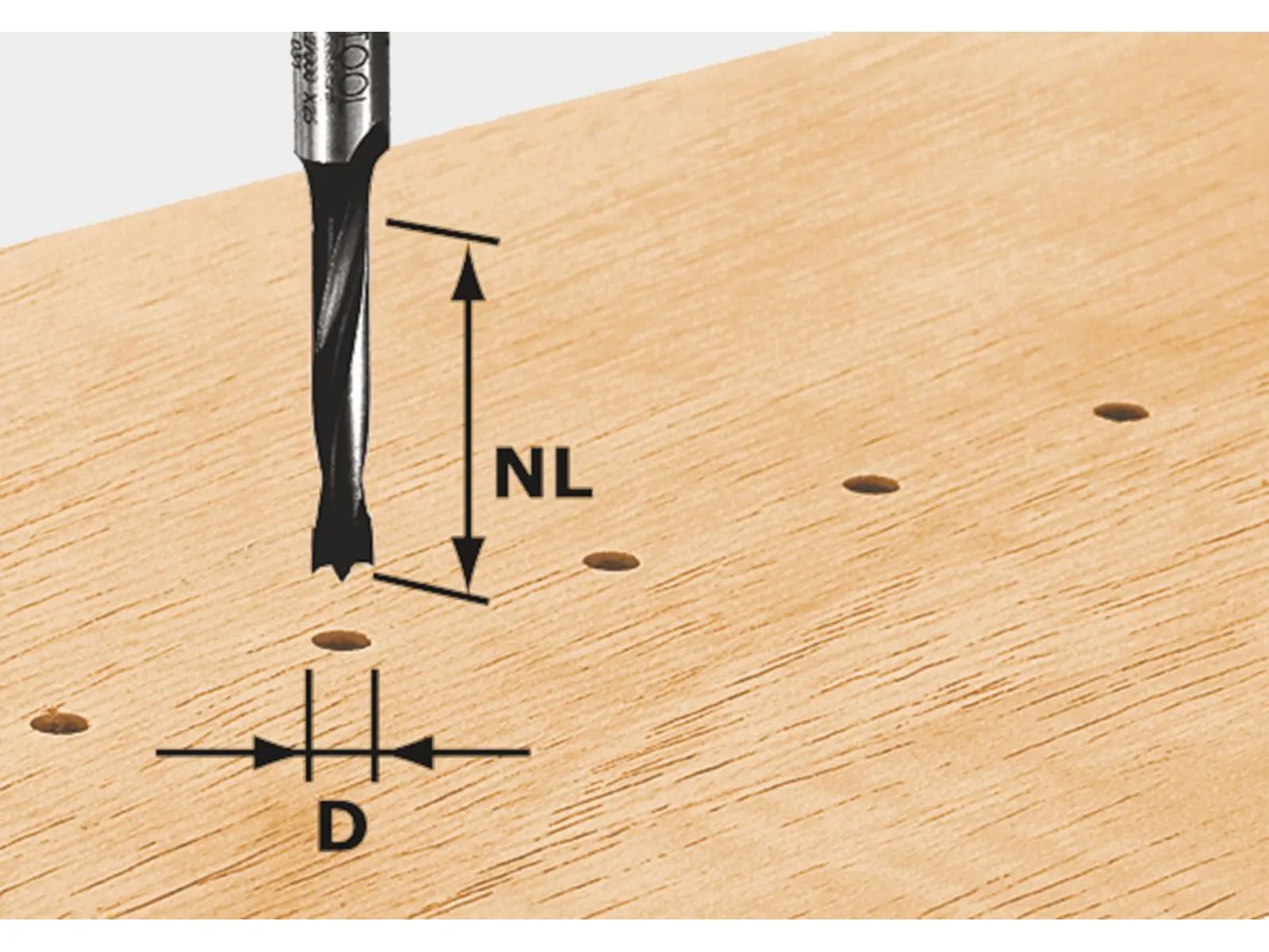 Festool Dowel drill HW D3/16