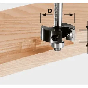 Festool Rebating cutter with reversible blades HW S8 D38/12