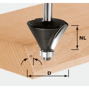 Festool Chamfer cutter HW S8 D38,5/23/30°