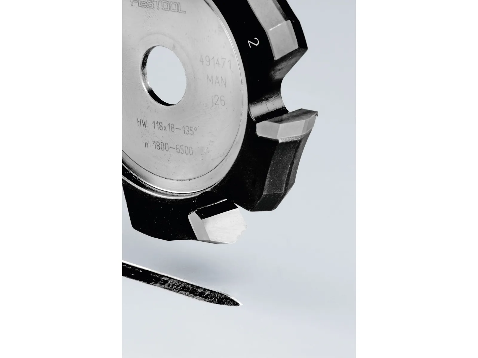 Festool V-groove cutter HW 118x18-135°/Alu