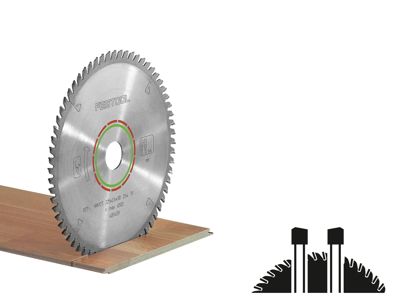Festool Saw blade LAMINATE/HPL HW 260x2,5x30 WZ/FA64