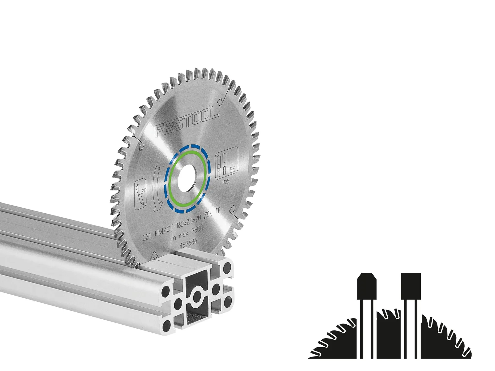 Festool Saw blade ALUMINIUM/PLASTICS HW 260x2,4x30 TF68