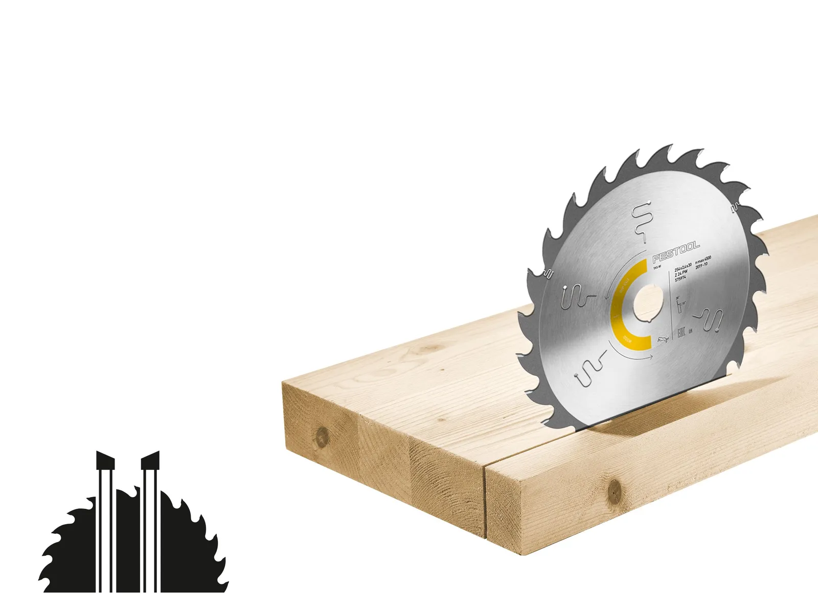 Festool Saw blade WOOD RIP CUT HW 254x2,4x30 PW24