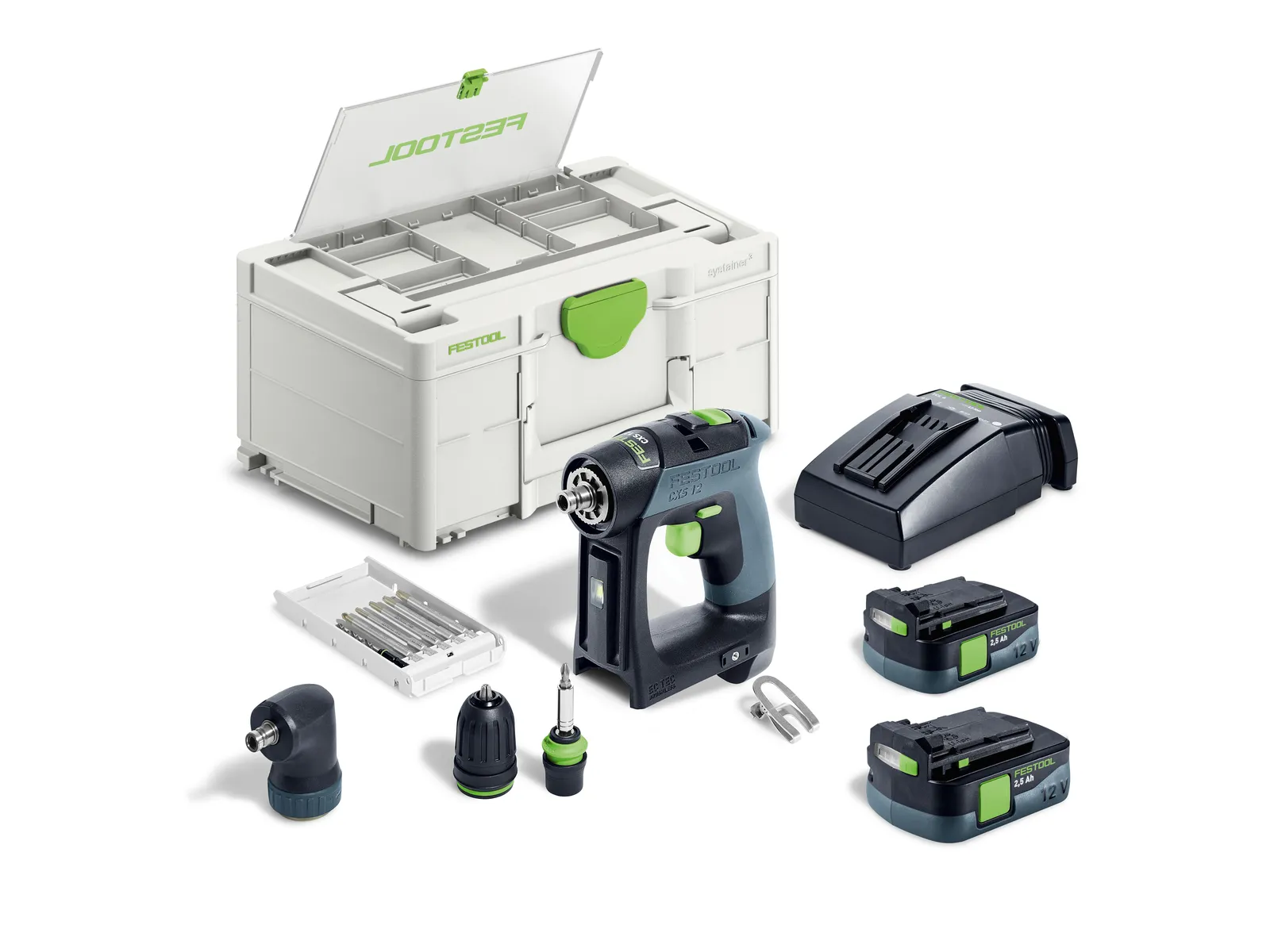 Festool Cordless drill CXS 12 2,5-Set