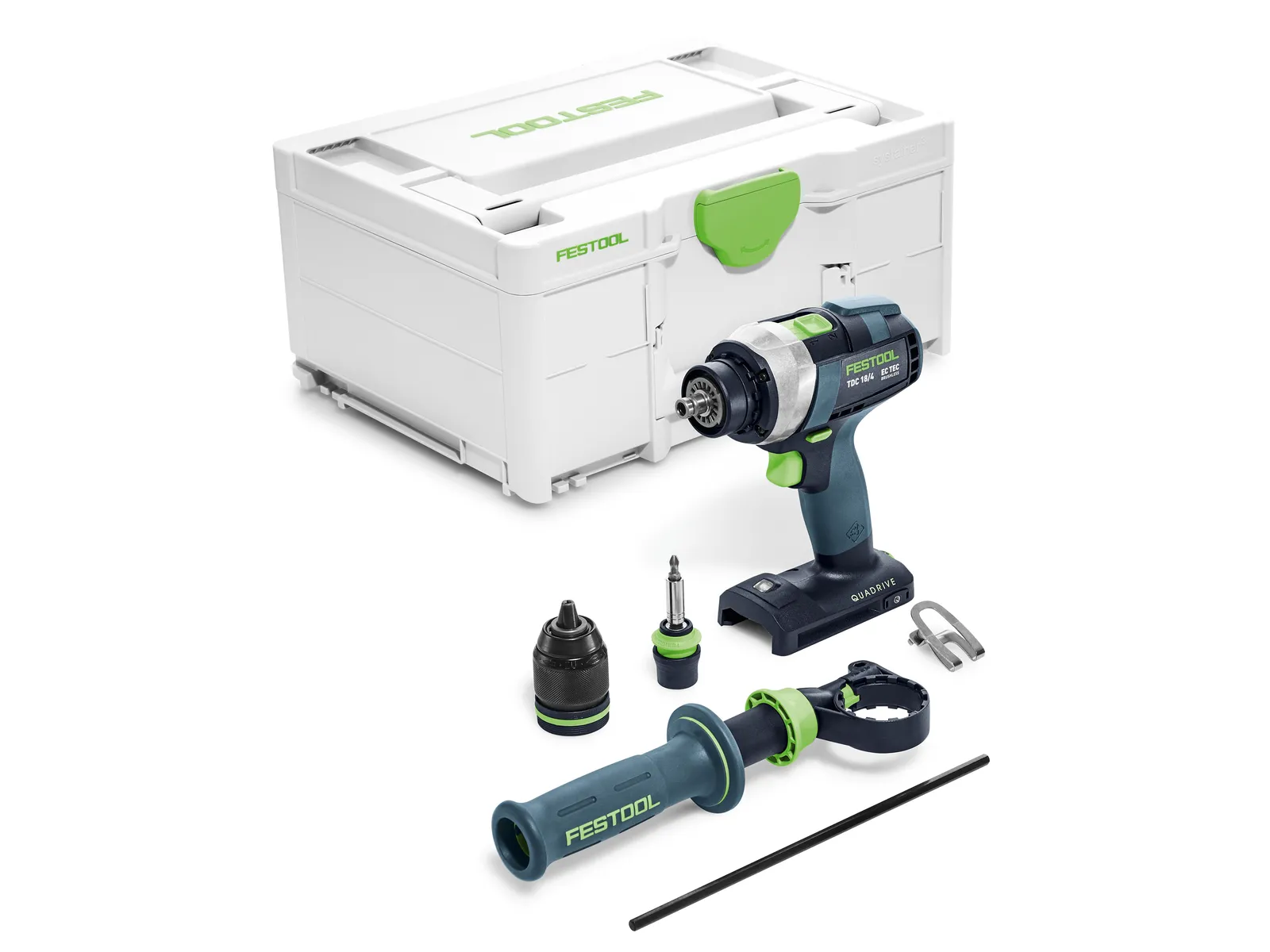 Festool Cordless drill QUADRIVE TDC 18/4-Basic