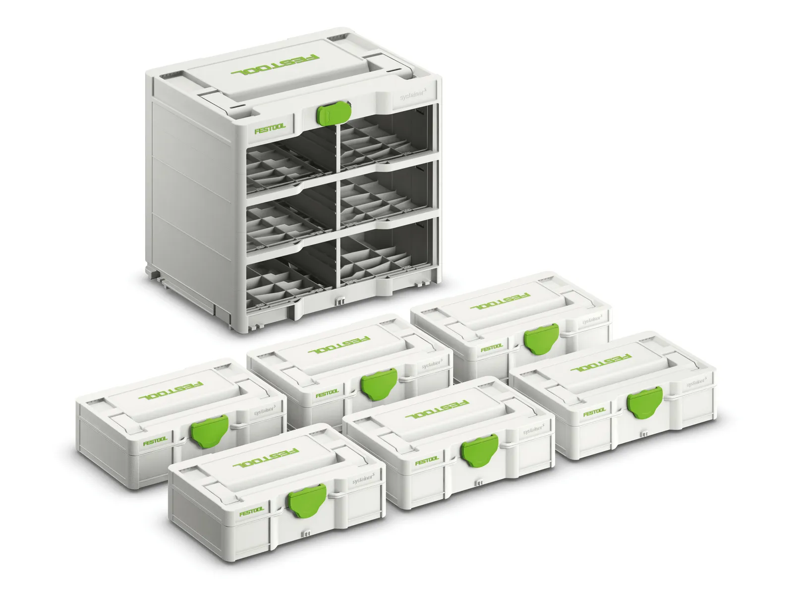 Festool Systainer³ Rack SYS3-RK/6 M 337-Set