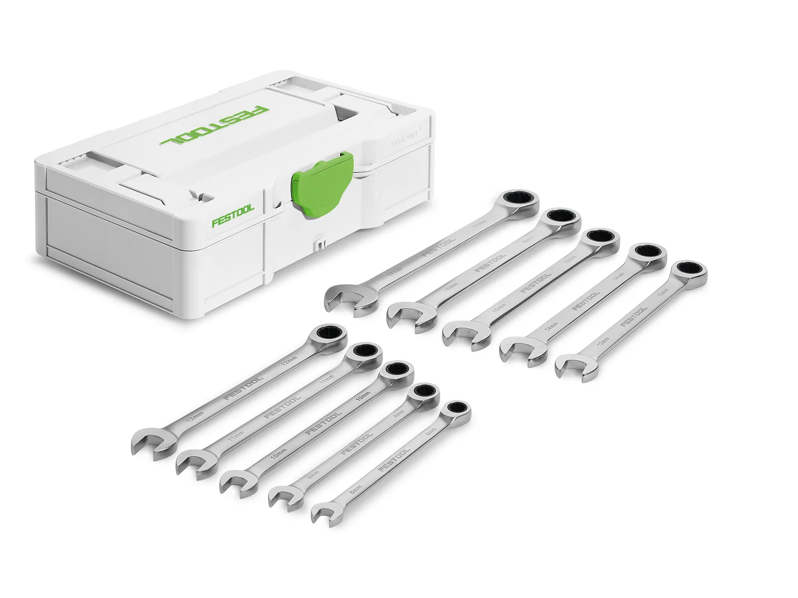 Festool Ring ratchet spanner set SYS3 S 76-RRS-Set