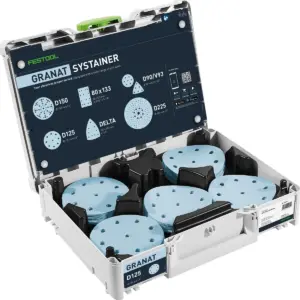 Festool Abrasives Systainer³ Granat D125 GR SYS
