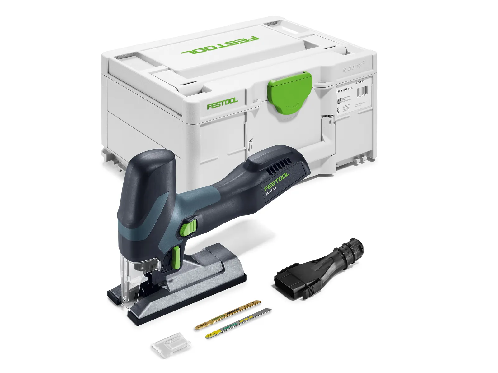 Festool Cordless pendulum jigsaw PSC-E 18 EB-Basic