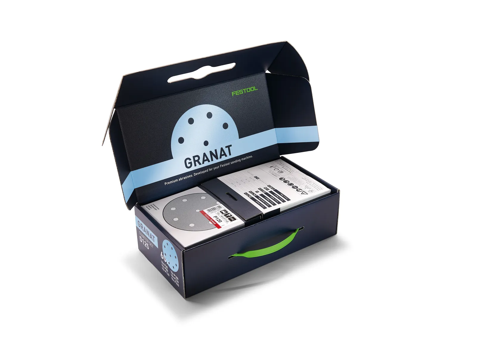 Festool Abrasives Granat D125 GR-Set