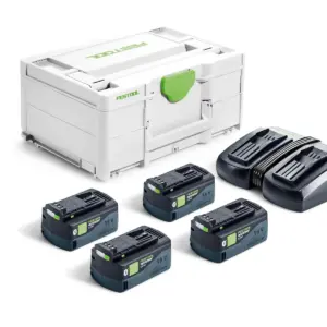 Festool Energy set SYS 18V 4xHP5,0/TCL6DUO