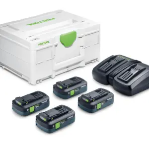 Festool Energy set SYS 18V 4xTBX4/TCL6DUO