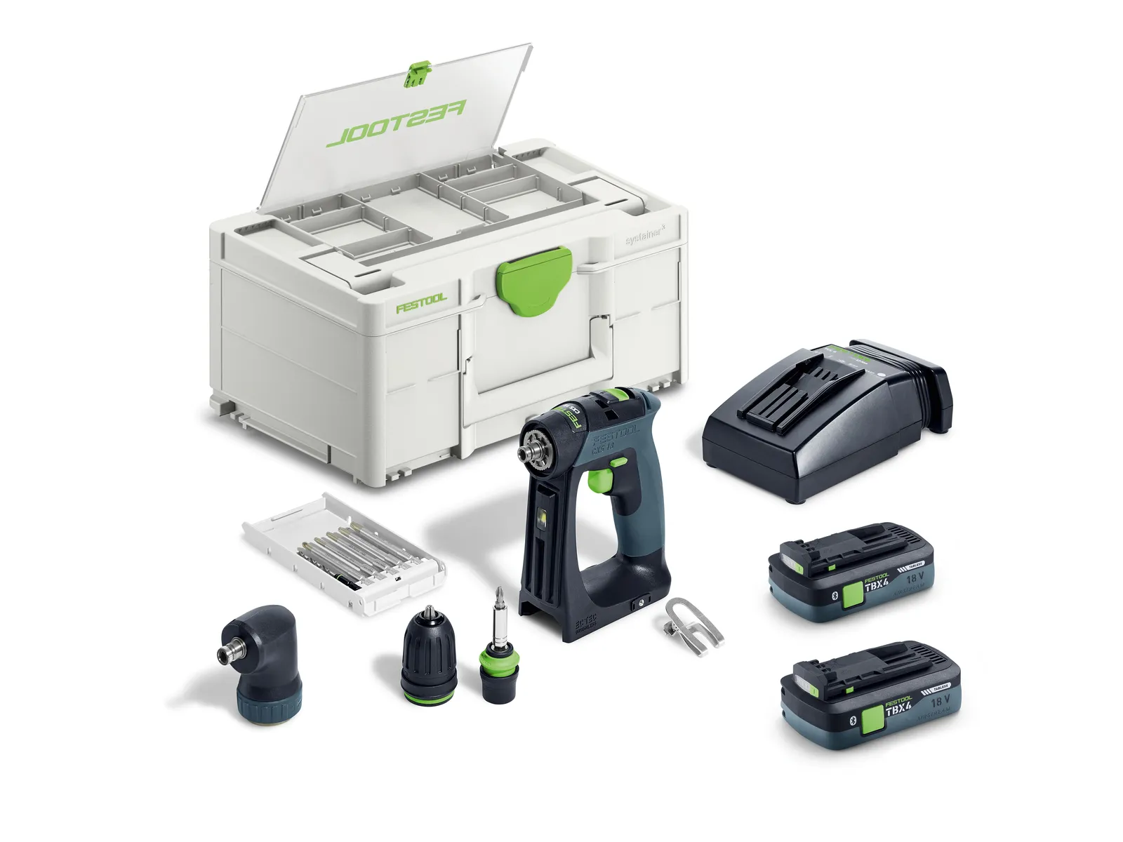 Festool Cordless drill CXS 18 TBX4,0 I-Set